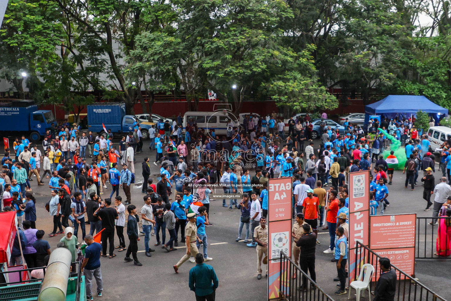 Kuwait vs India in the Final of SAFF Championship 2023 held in Sree Kanteerava Stadium, Bengaluru, India, on Tuesday, 4th July 2023. Photos: Nausham Waheed / images.mv