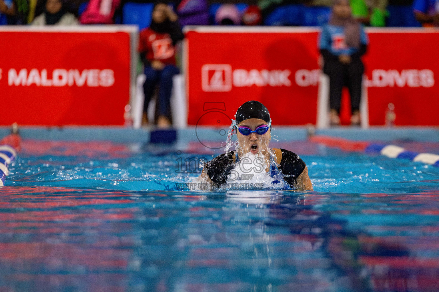 Day 4 of National Swimming Championship 2024 held in Hulhumale', Maldives on Monday, 16th December 2024. Photos: Hassan Simah / images.mv