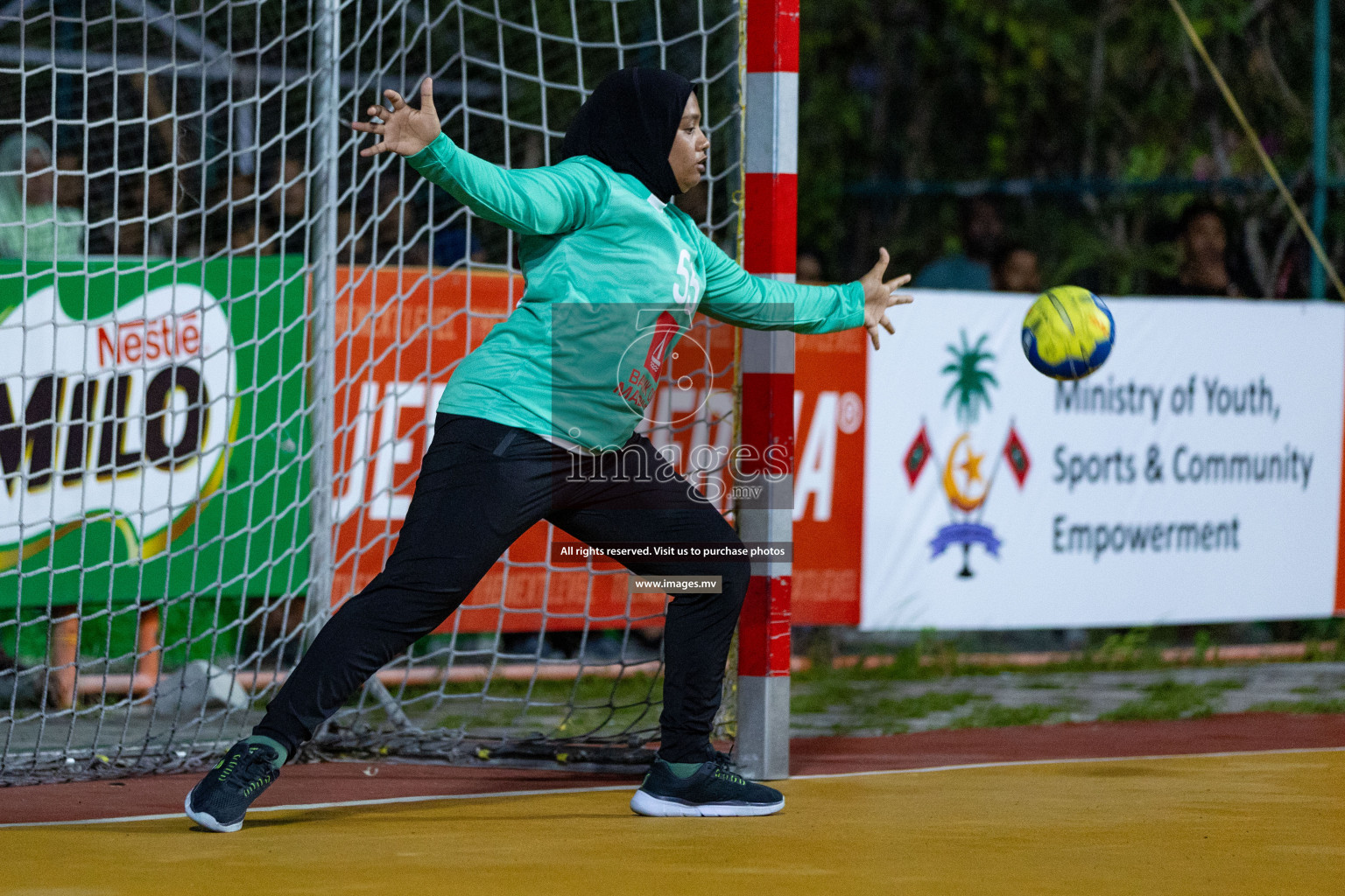 Day 1 of 7th Inter-Office/Company Handball Tournament 2023, held in Handball ground, Male', Maldives on Friday, 16th September 2023 Photos: Nausham Waheed/ Images.mv