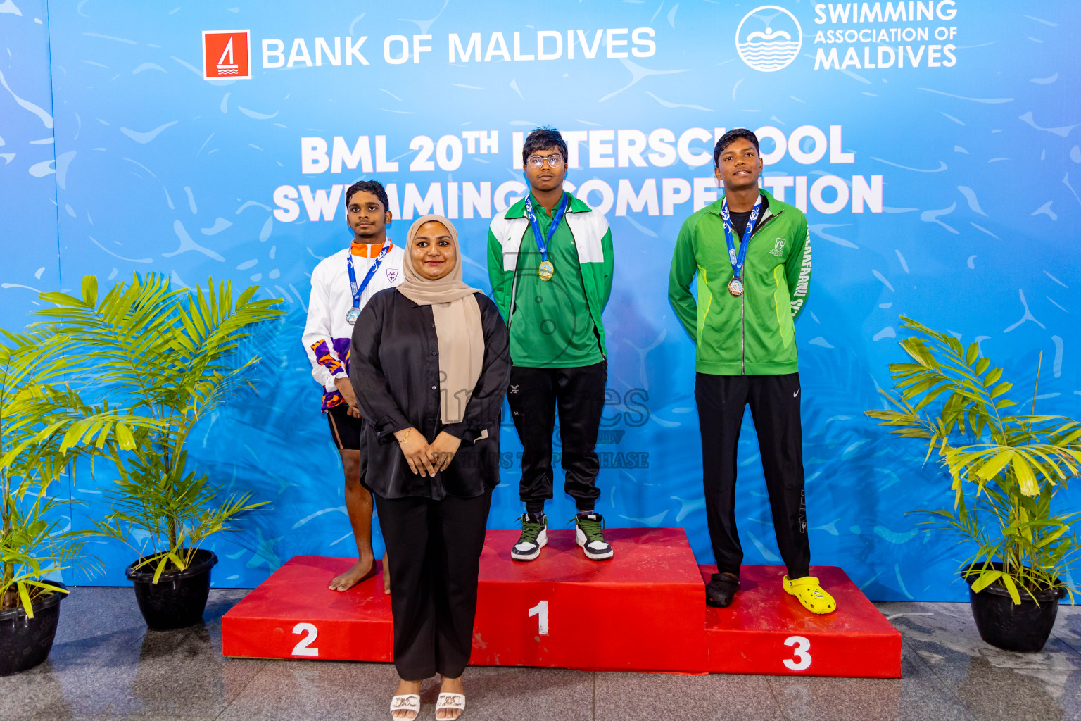 Day 4 of 20th Inter-school Swimming Competition 2024 held in Hulhumale', Maldives on Tuesday, 15th October 2024. Photos: Nausham Waheed / images.mv