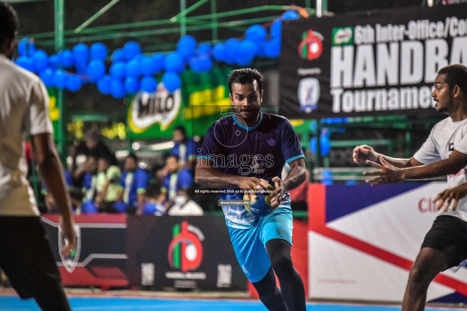 Day 11 of Milo 6th Inter Office Handball Tournament 2022 - Photos by Nausham Waheed