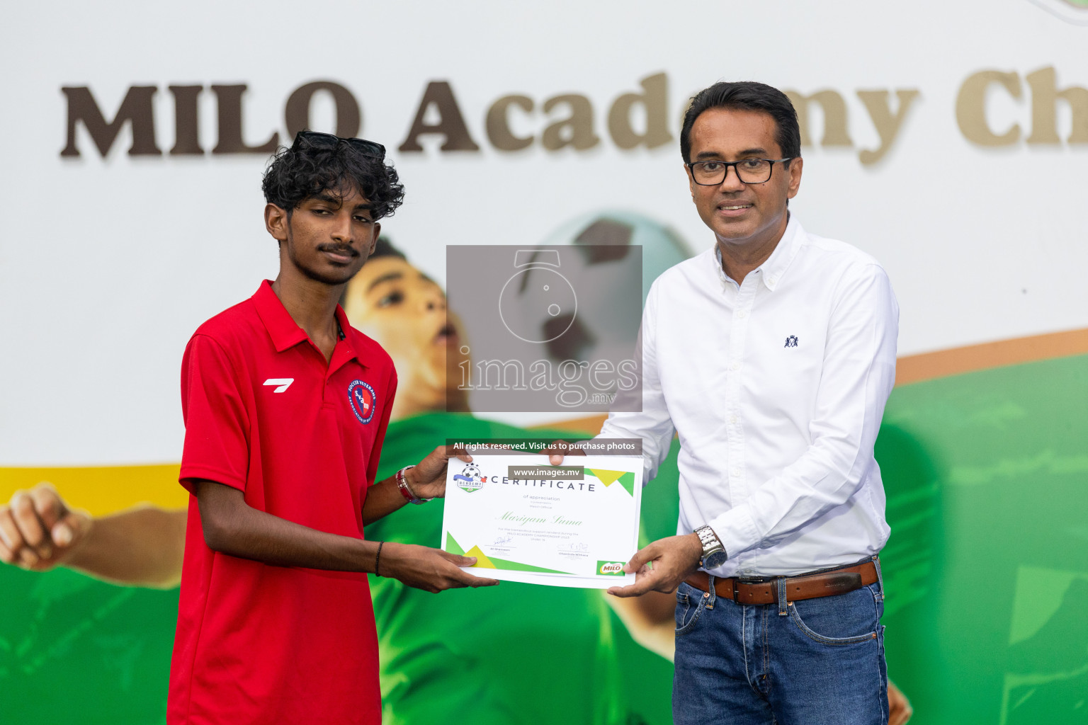 Day 2 of MILO Academy Championship 2023 (u14) was held in Henveyru Stadium Male', Maldives on 4th November 2023. Photos: Nausham Waheed / images.mv