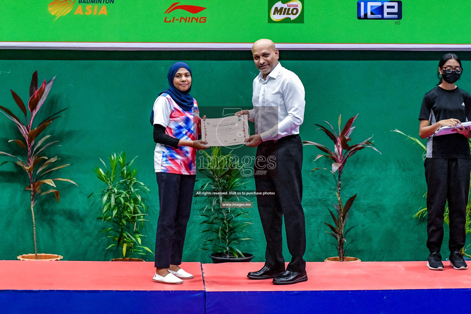 Final of 6th Office Company Badmintion Championship held in Male', Maldives Photos: Nausham Waheed / Images.mv