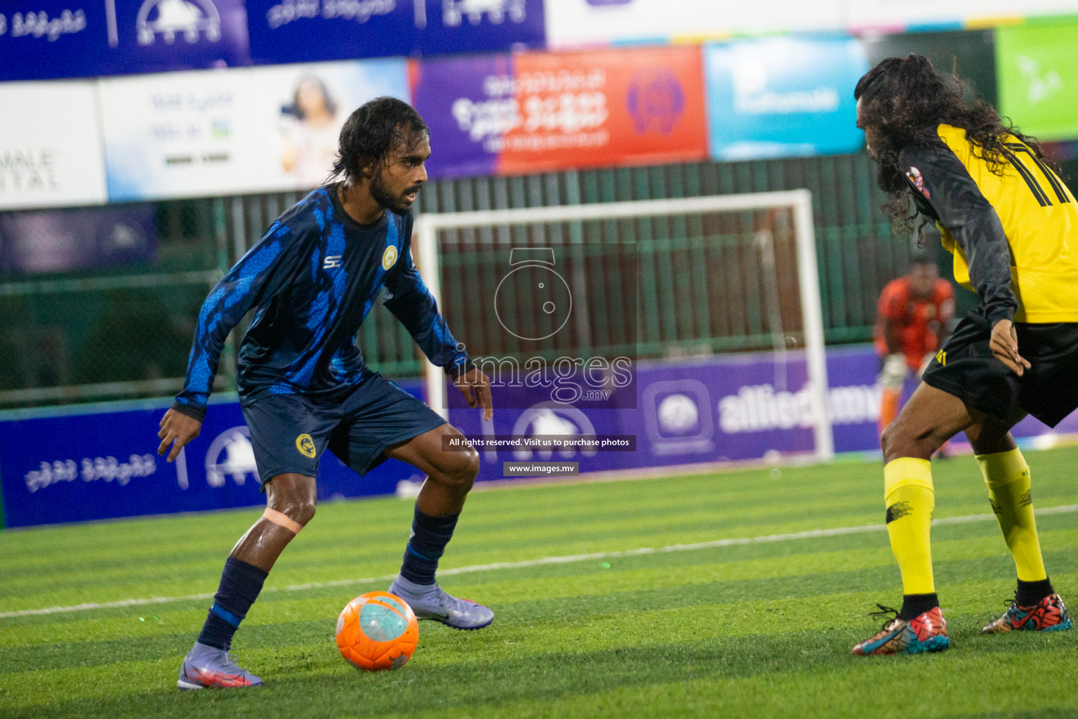 Team MPL vs Team RRC in the Quarter Finals of Club Maldives 2021 held at Hulhumale'; on 13th December 2021 Photos: Nasam/ images.mv