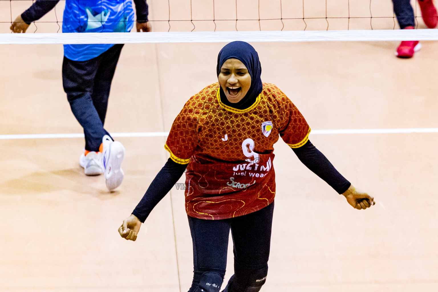 Day 3 of Women's Division of Milo VAM Cup 2024 held in Male', Maldives on Wednesday, 10th July 2024 at Social Center Indoor Hall Photos By: Nausham Waheed / images.mv