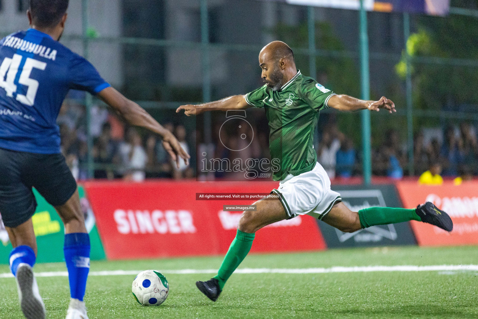 POSC vs Team Khaarijee in Quarter Finals of Club Maldives Cup Classic 2023 held in Hulhumale, Maldives, on Friday, 11th August 2023 Photos: Ismail Thoriq, Nausham Waheed / images.mv