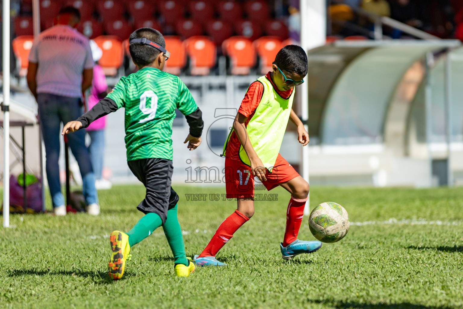 Day 1 of MILO Kids Football Fiesta was held at National Stadium in Male', Maldives on Friday, 23rd February 2024. 
Photos: Hassan Simah / images.mv