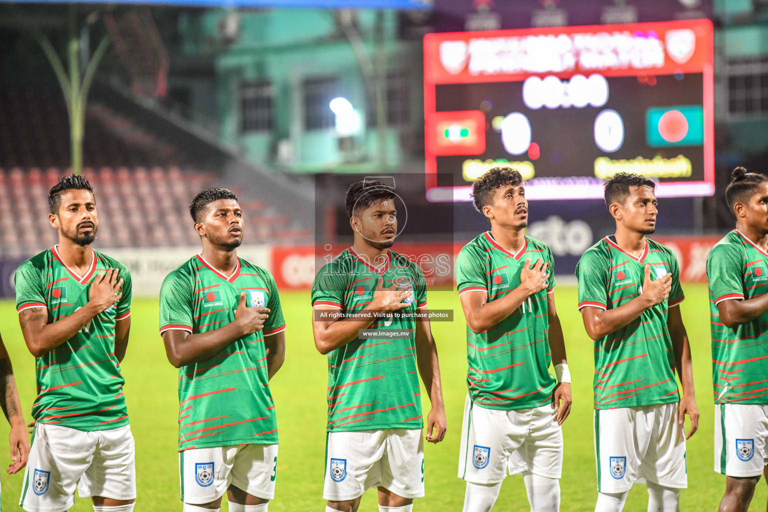 Maldives vs Bangladesh Friendly Match 24 Mar 2022 at Galolhu Rasmee Stadium Malé photos by Nausham Waheed