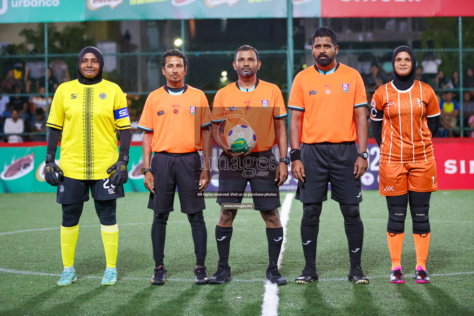 Prison Club vs Club MYS in 18/30 Futsal Fiesta Classic 2023 held in Hulhumale, Maldives, on Friday, 21st July 2023 Photos: Nausham Waheed / images.mv