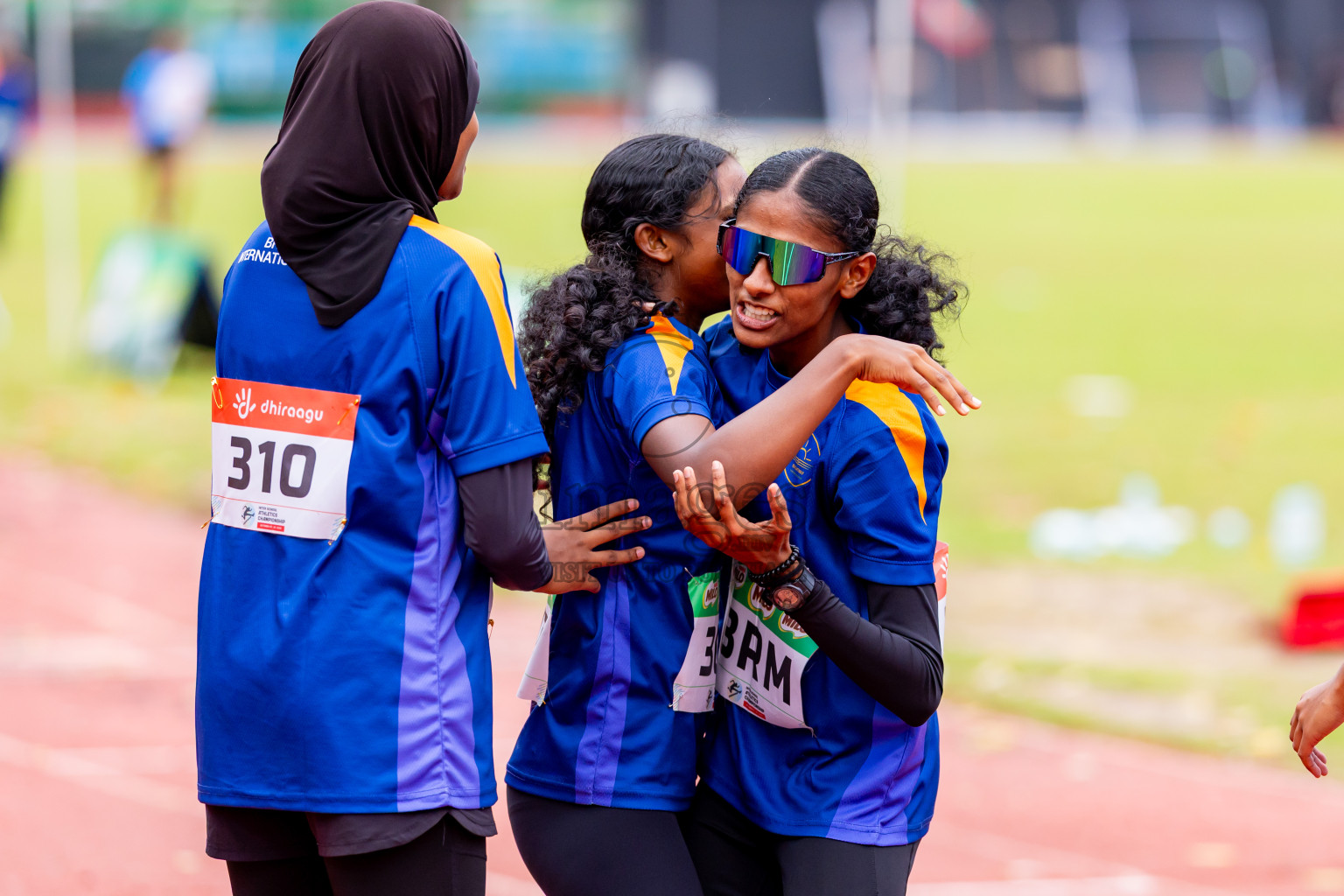 Day 6 of Inter-school Athletics Championship 2025 held in Ekuveni Synthetic Track, Male', Maldives on Sunday, 12th October 2025. Photos by: Nausham Waheed / Images.mv
