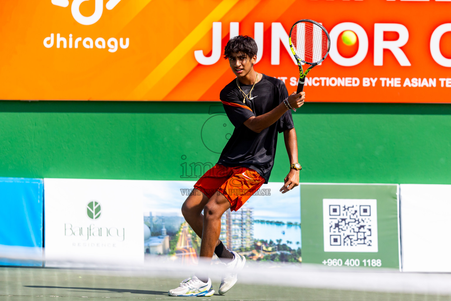 Day 3 of ATF Maldives Junior Open Tennis was held in Male' Tennis Court, Male', Maldives on Wednesday, 11th December 2024. Photos: Nausham Waheed / images.mv