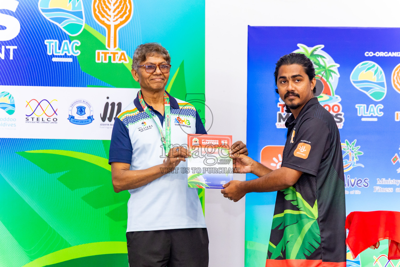 Day 4 of 1st Thoddoo Masters Table Tennis Tournament was held on Sunday, 24th August 2025 in AA Thoddoo, Maldives. Photos: Nausham Waheed / images.mv