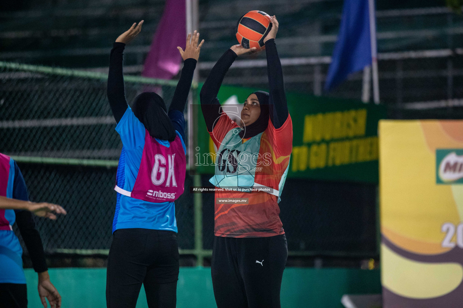 Day 7 of 20th Milo National Netball Tournament 2023, held in Synthetic Netball Court, Male', Maldives on 5th June 2023 Photos: Nausham Waheed/ Images.mv