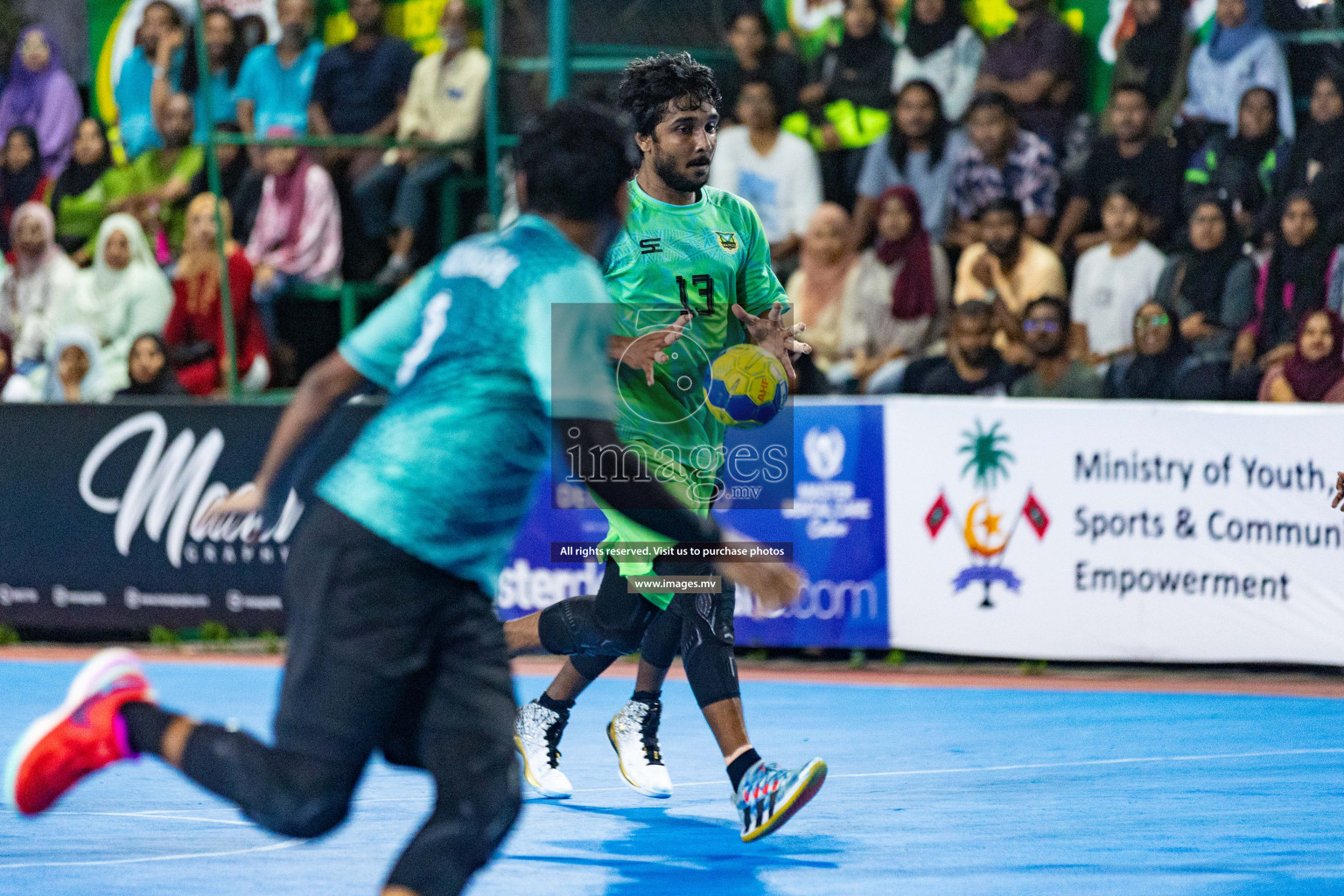 1st Division Final of 7th Inter-Office/Company Handball Tournament 2023, held in Handball ground, Male', Maldives on Monday, 24th October 2023 Photos: Nausham Waheed/ Images.mv