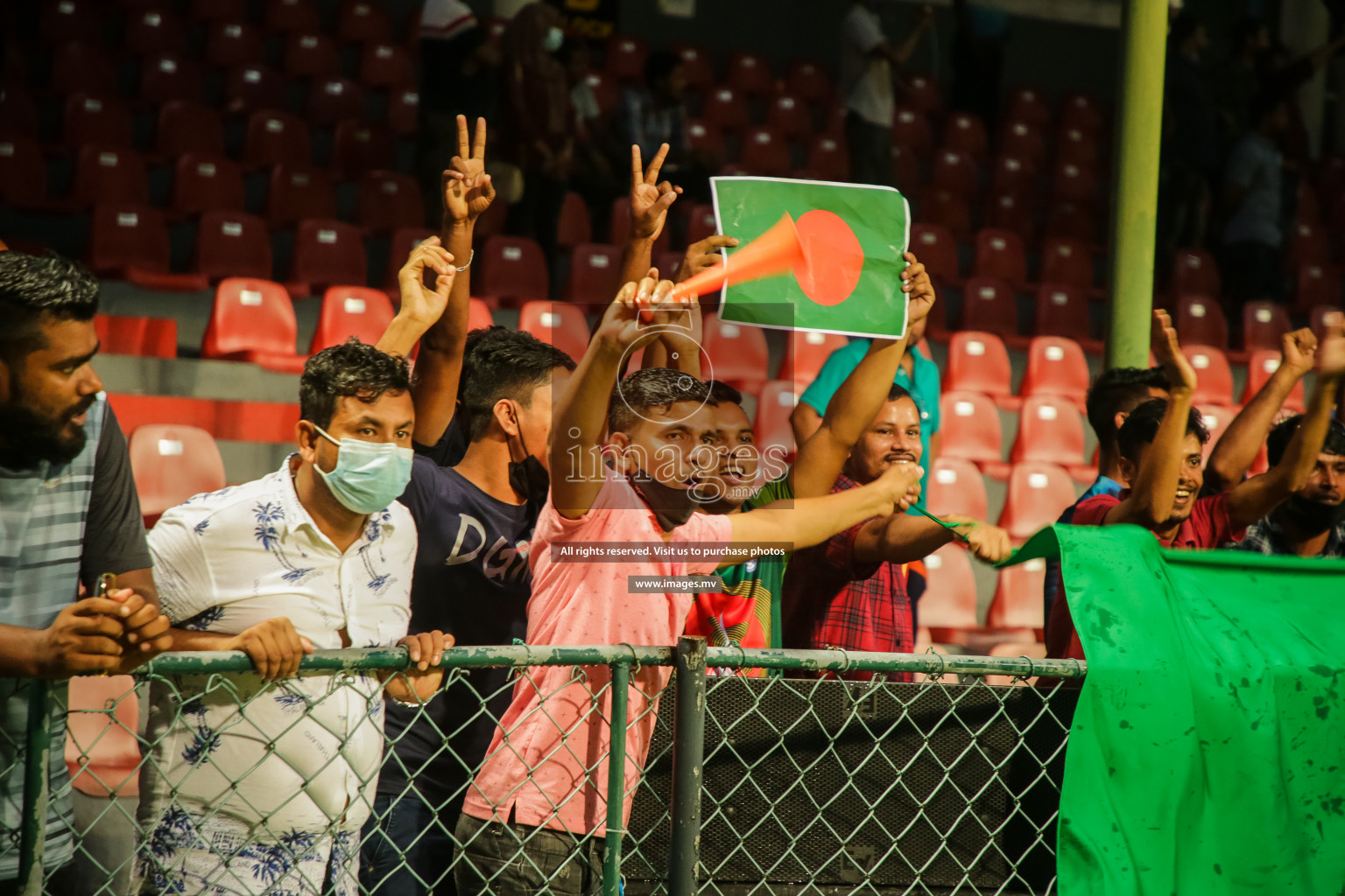 Bangladesh vs Sri Lanka in SAFF Championship 2021 held on 1st October 2021 in Galolhu National Stadium, Male', Maldives