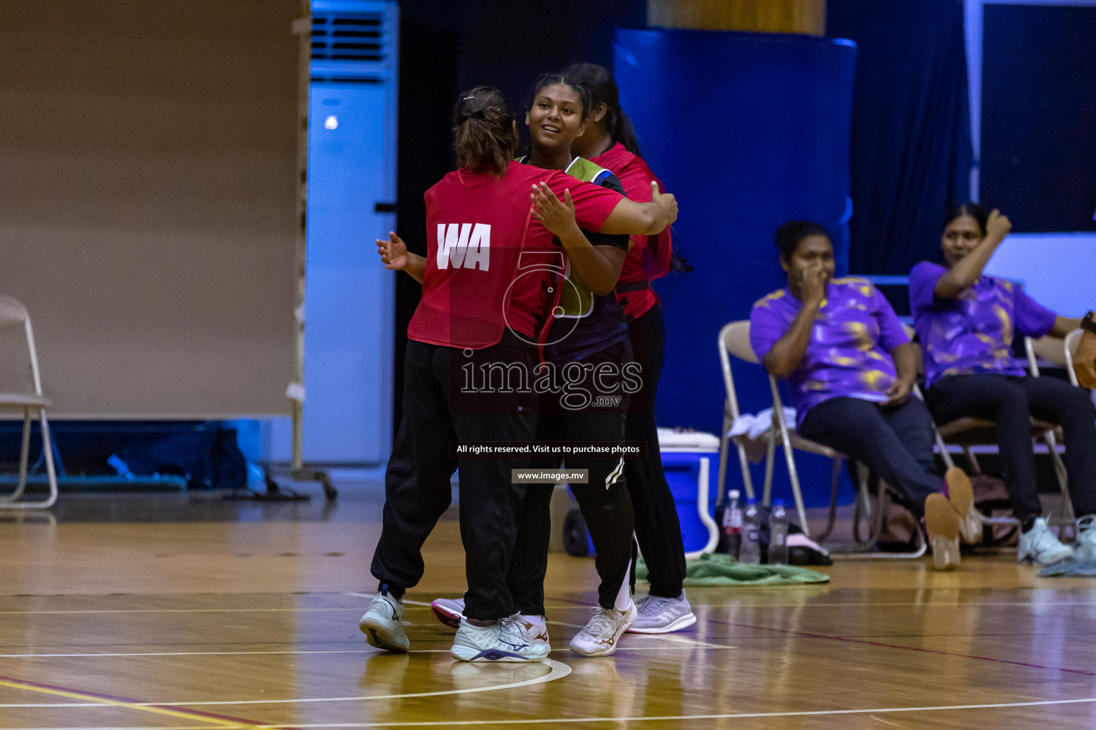 Lorenzo Sports Club vs Youth United Sports Club in the Milo National Netball Tournament 2022 on 20 July 2022, held in Social Center, Male', Maldives. Photographer: Hassan Simah / Images.mv