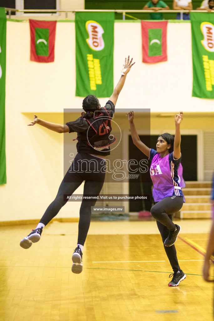 Kulhudhuffushi Youth & R.C vs Shining Star Sports Club in the Semi Finals of Milo National Netball Tournament 2021 held on 3 December 2021 in Male', Maldives, photos by Maanish