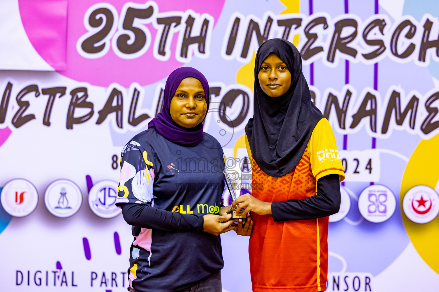 Day 7 of 25th Inter-School Netball Tournament was held in Social Center at Male', Maldives on Saturday, 17th August 2024. Photos: Nausham Waheed / images.mv