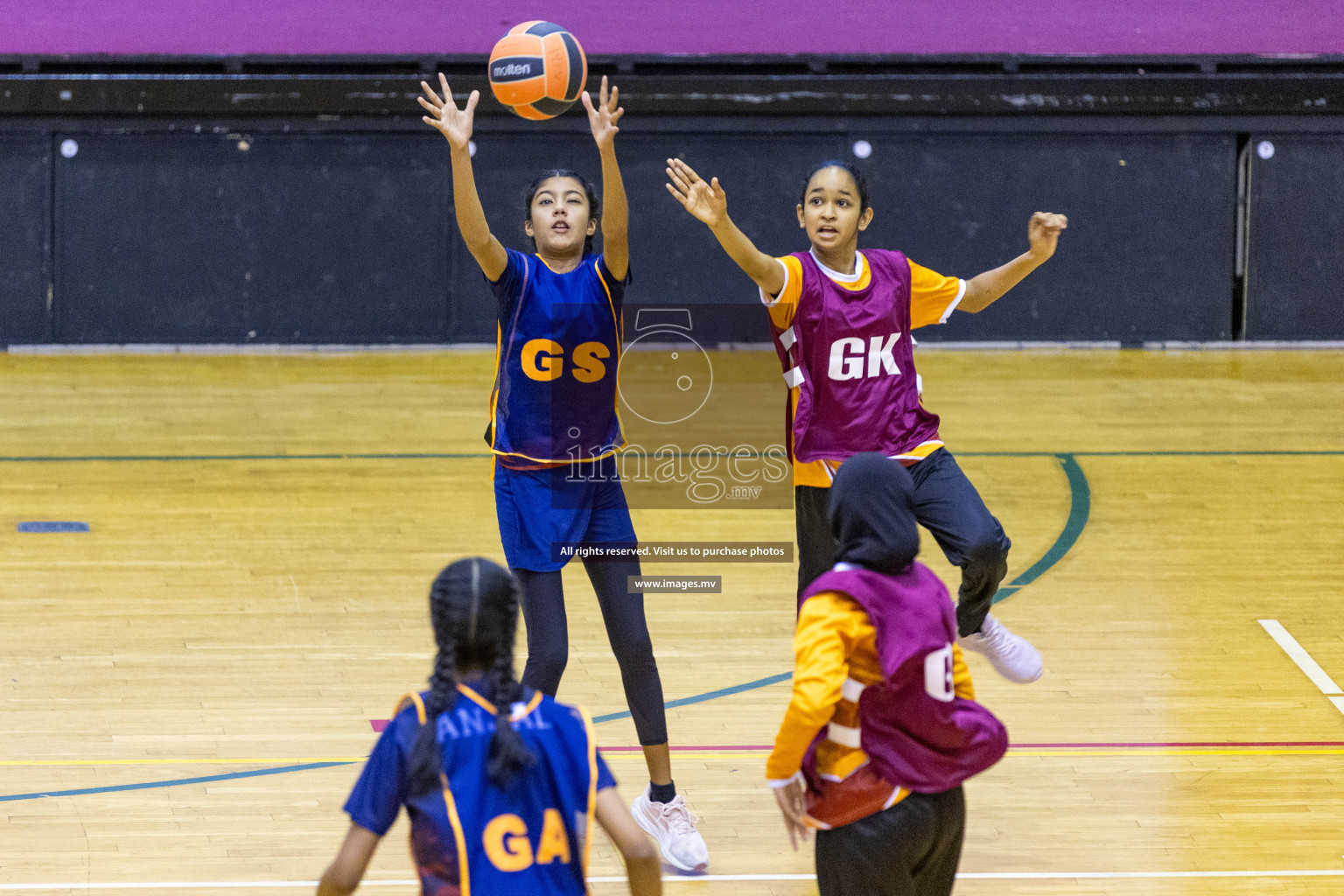 Day7 of 24th Interschool Netball Tournament 2023 was held in Social Center, Male', Maldives on 2nd November 2023. Photos: Nausham Waheed / images.mv