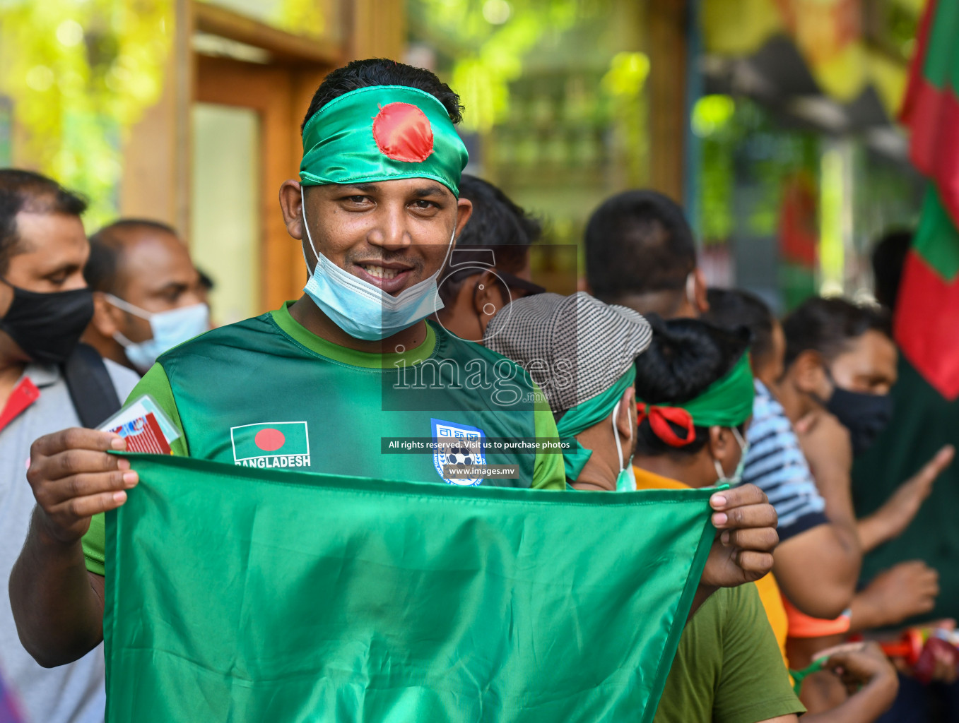 Bangladesh vs India in SAFF Championship 2021 held on 1st October 2021 in Galolhu National Stadium, Male', Maldives