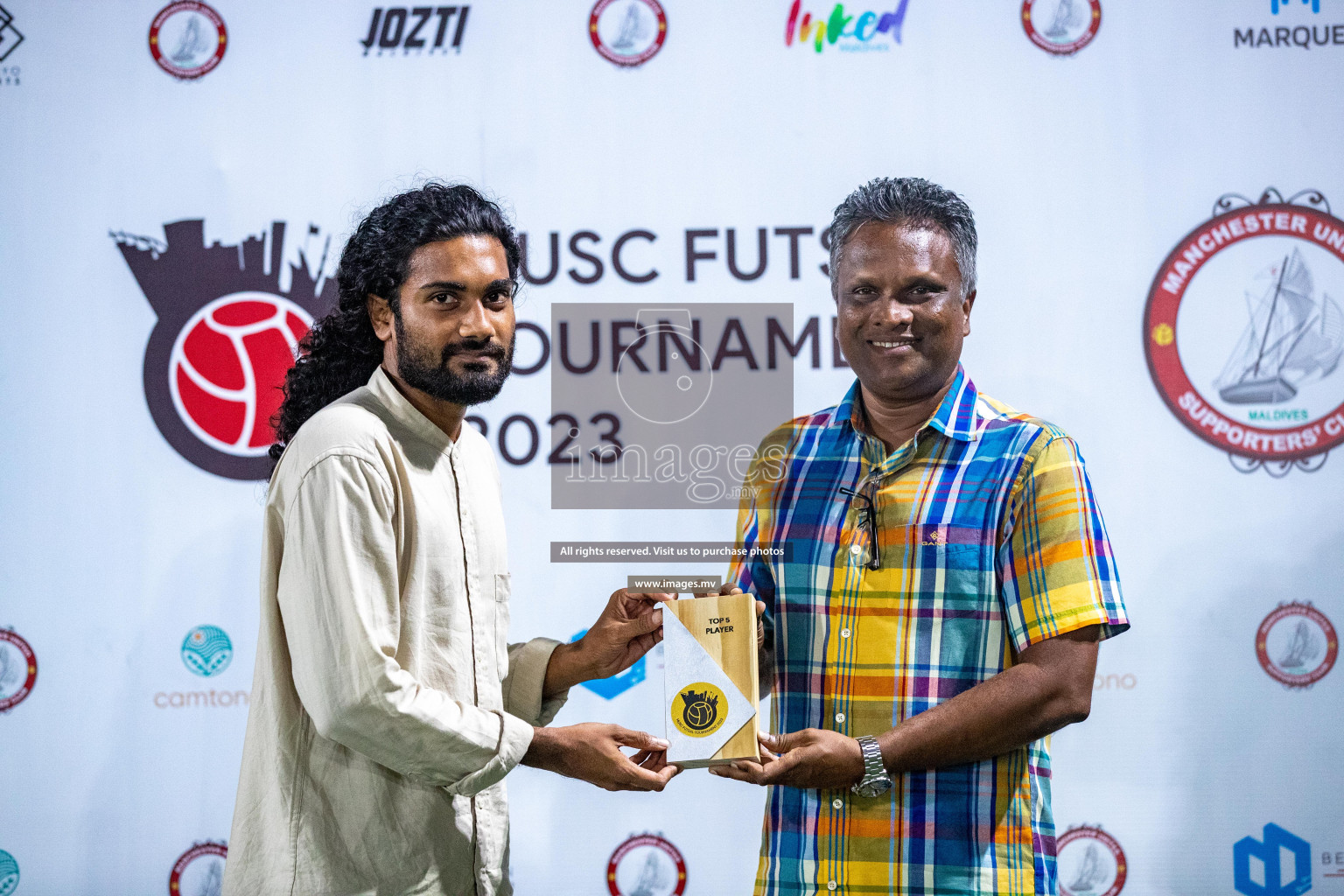 Final of MUSC Futsal Tournament 2023 was held in Hulhumale', Maldives, 27th Jan 2023. Photos: Nausham Waheed / images.mv