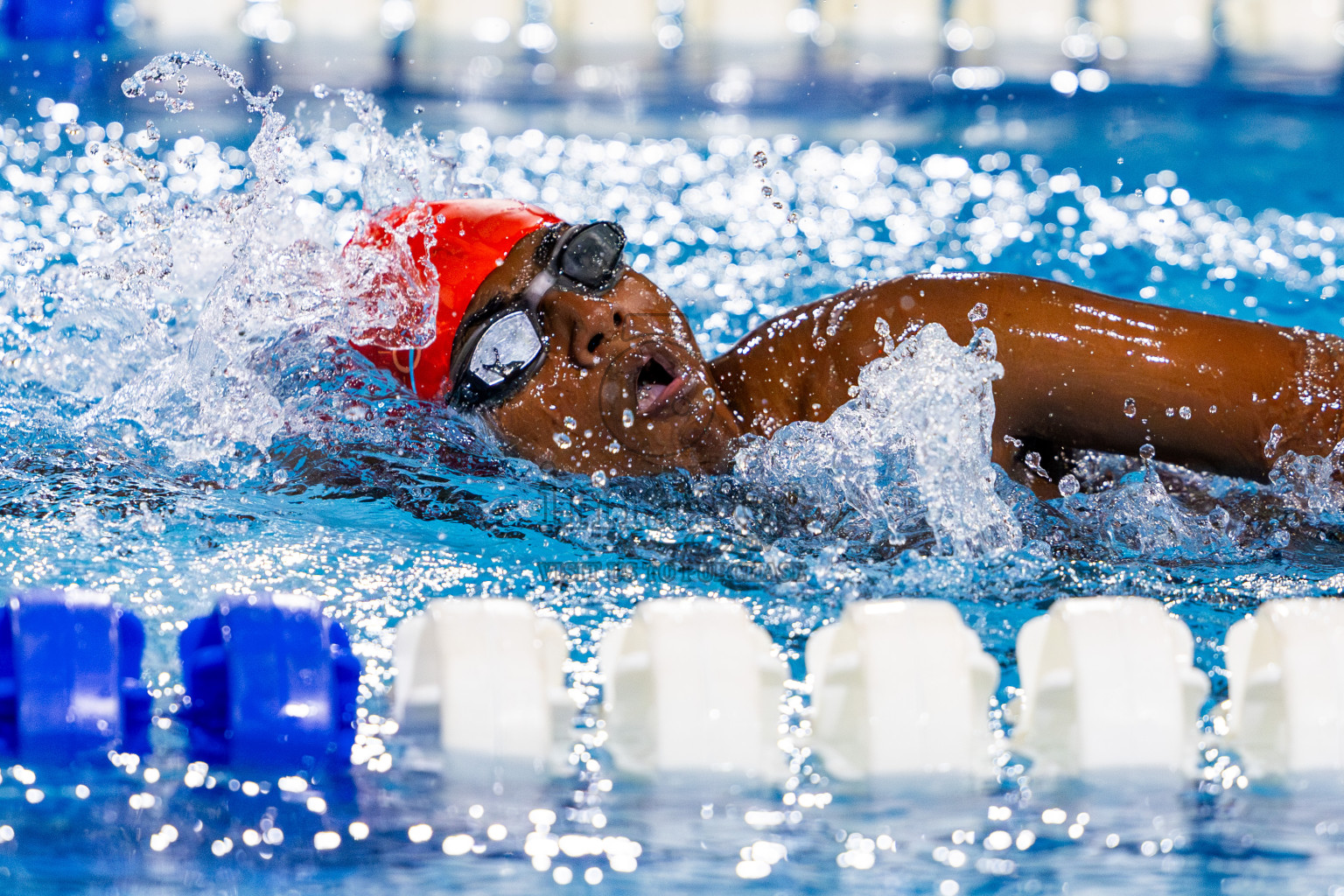 Day 2 of 20th Inter-school Swimming Competition 2024 held in Hulhumale', Maldives on Sunday, 13th October 2024. Photos: Nausham Waheed / images.mv