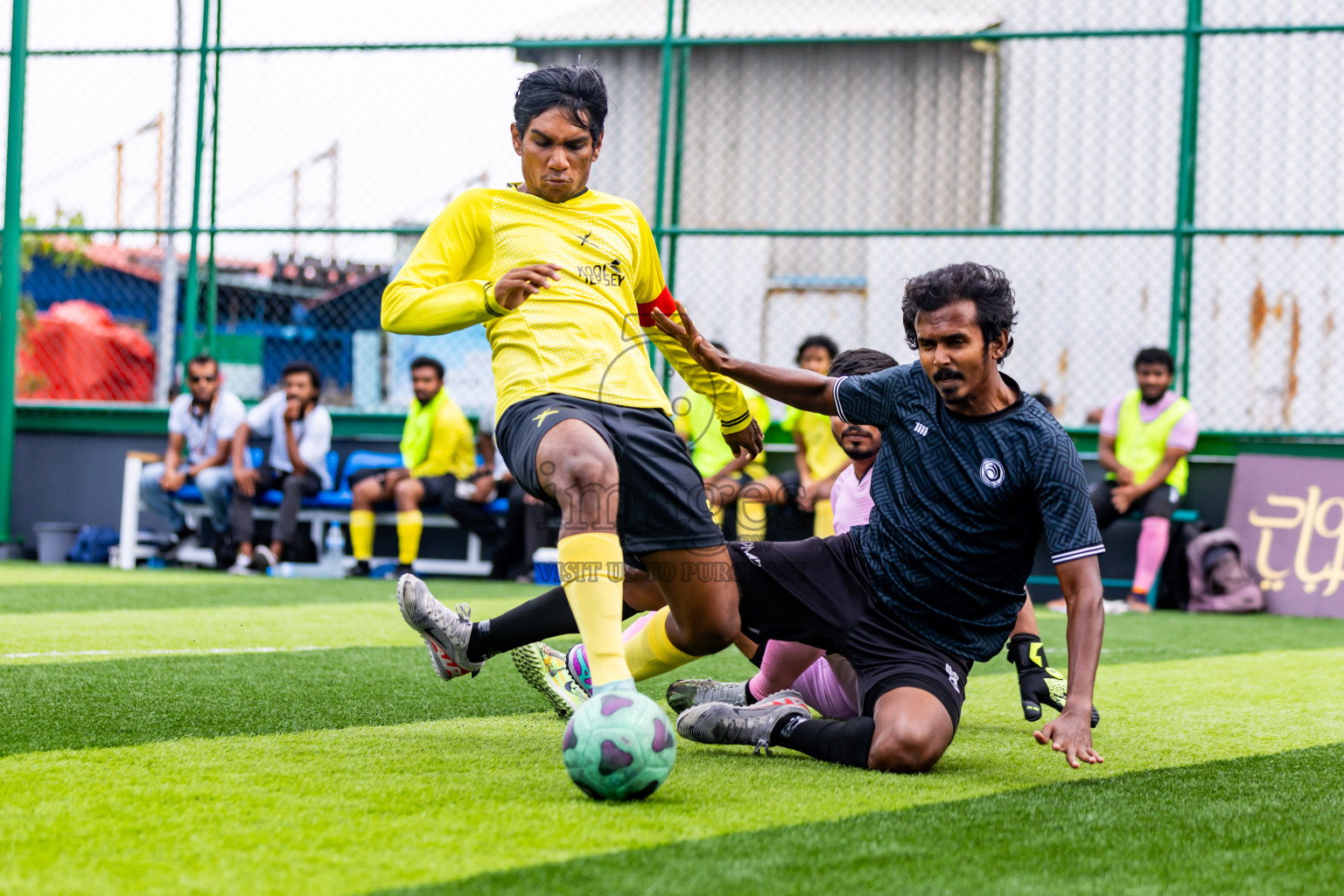 Xephyrs vs Fasgandu SC in Day 14 of BG Futsal Challenge 2024 was held on Sunday, 25th March 2024, in Male', Maldives Photos: Nausham Waheed / images.mv