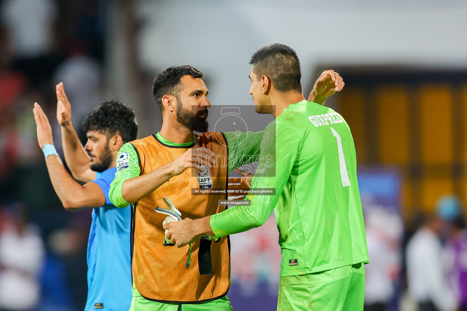 Lebanon vs India in the Semi-final of SAFF Championship 2023 held in Sree Kanteerava Stadium, Bengaluru, India, on Saturday, 1st July 2023. Photos: Nausham Waheed / images.mv