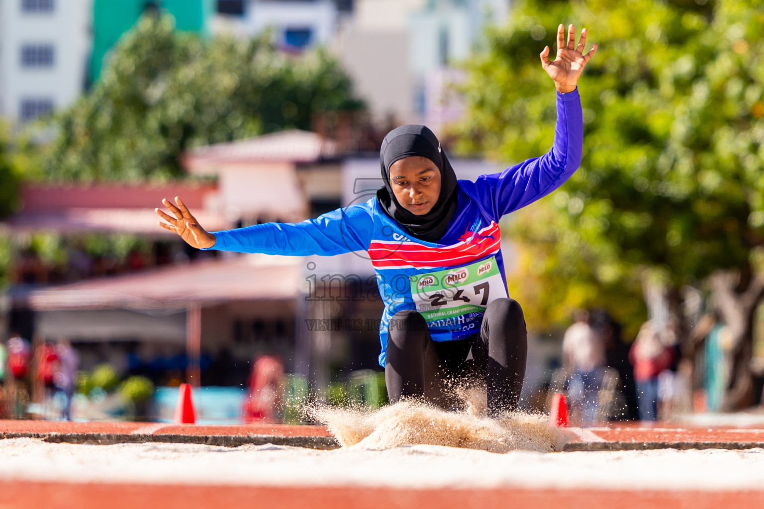 Day 2 of National Athletics Championship 2025 was held at Ekuveni Running Ground in Male', Maldives on Friday, 15th August 2025. Photos: Nausham Waheed  / images.mv