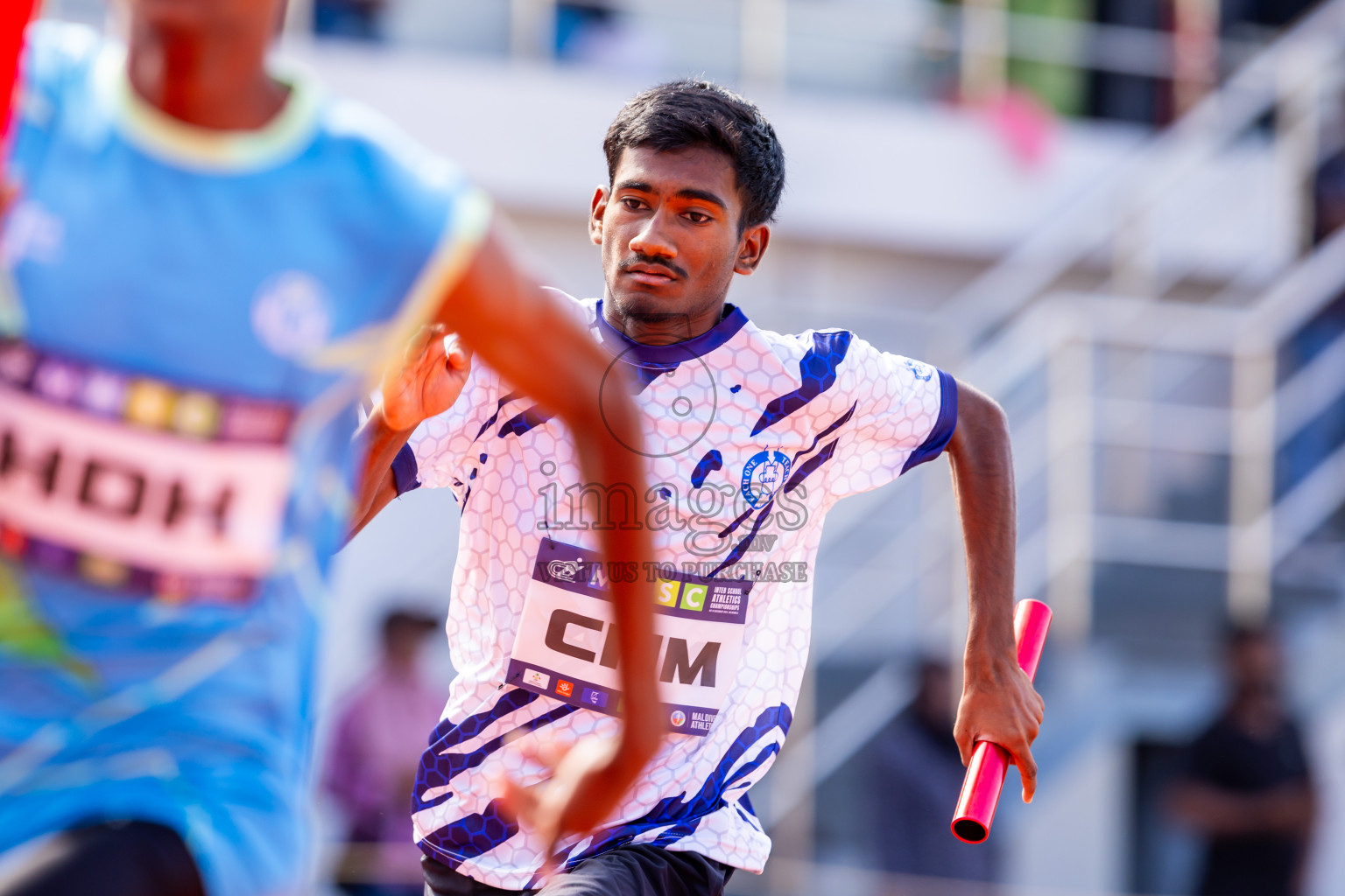 Day 6 of MWSC Interschool Athletics Championships 2024 held in Hulhumale Running Track, Hulhumale, Maldives on Thursday, 14th November 2024. Photos by: Nausham Waheed / Images.mv