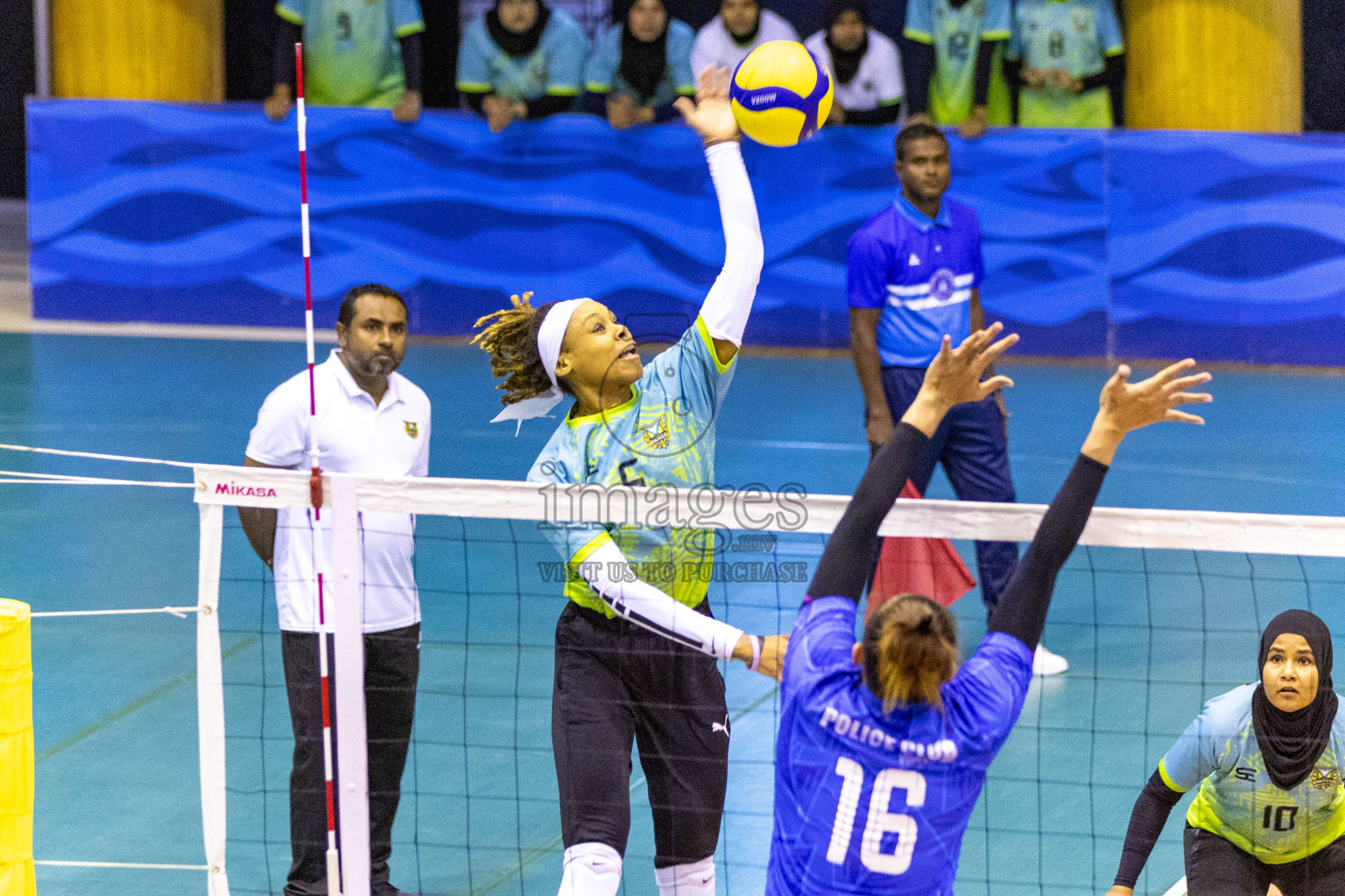 Final of Women's Division of Volleyball Association Cup 2023 held in Male', Maldives on Tuesday, 9th January 2024 at Social Center Indoor Hall Photos By: Nausham Waheed /images.mv