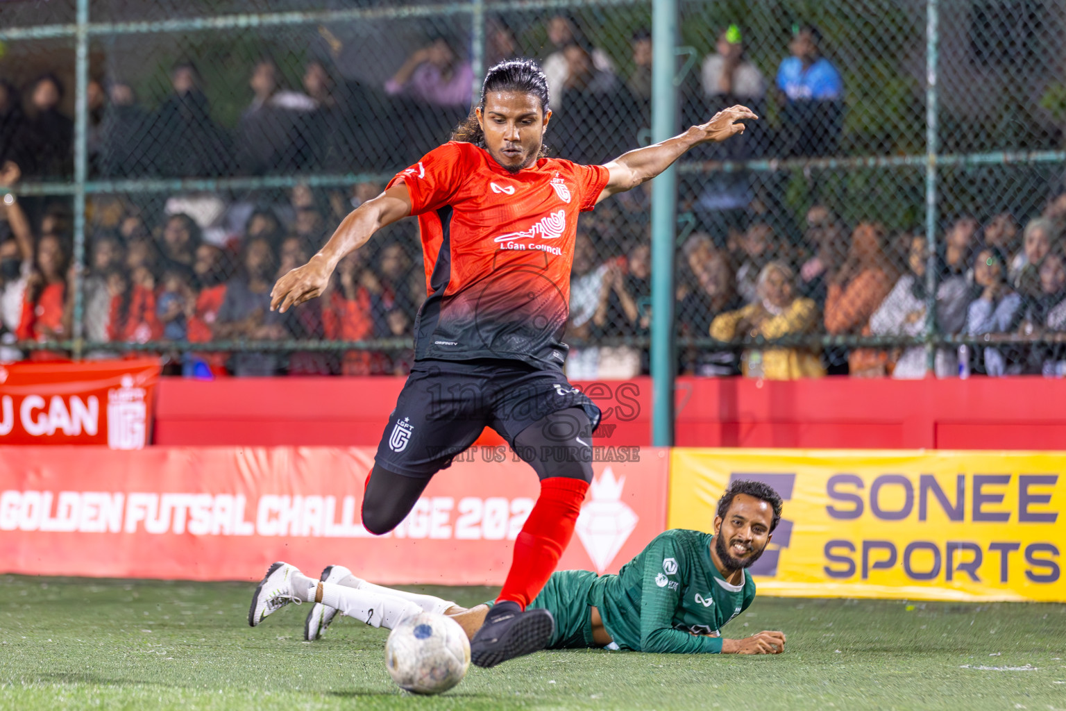 L Gan vs Th Thimarafushi in Zone Round on Day 30 of Golden Futsal Challenge 2025 was held on Monday , 3rd February 2025, in Hulhumale', Maldives.
Photos: Ismail Thoriq / images.mv