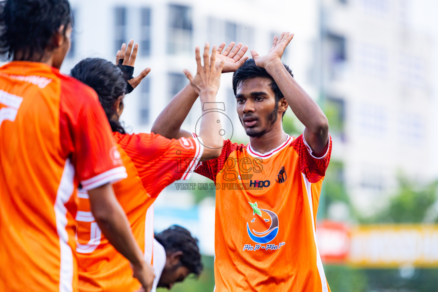 Th Kandoodhoo vs Th Hirilandhoo in Day 14 of Golden Futsal Challenge 2025 was held on Saturday, 18th January 2025, in Hulhumale', Maldives. Photos: Nausham Waheed / images.mv