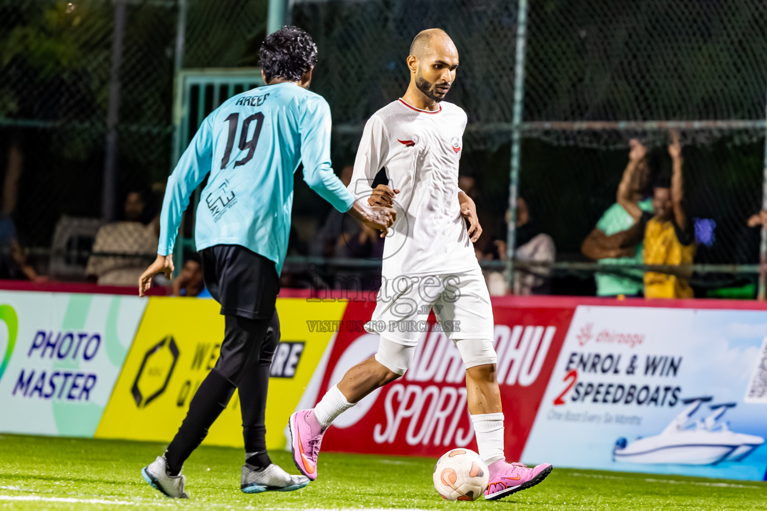 Criminal Court vs Fisheries RC in Day 11 of Club Maldives Cup Classic 2025 was held in Rehendi Futsal Ground, Hulhumale', Maldives on Thursday, 25th September 2025. Photos: Nausham Waheed / images.mv