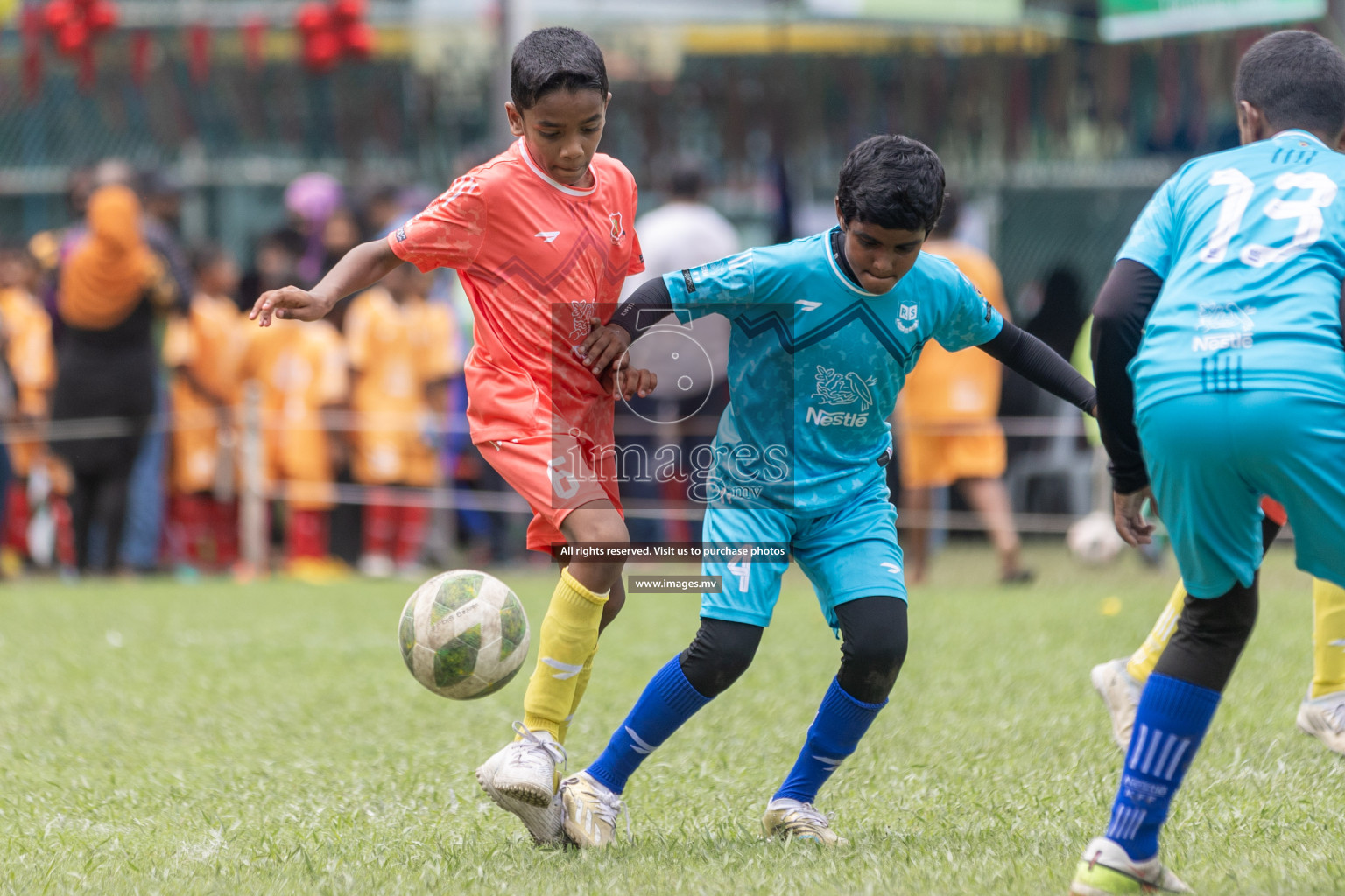 Day 1 of Nestle kids football fiesta, held in Henveyru Football Stadium, Male', Maldives on Wednesday, 11th October 2023 Photos: Shut Abdul Sattar/ Images.mv