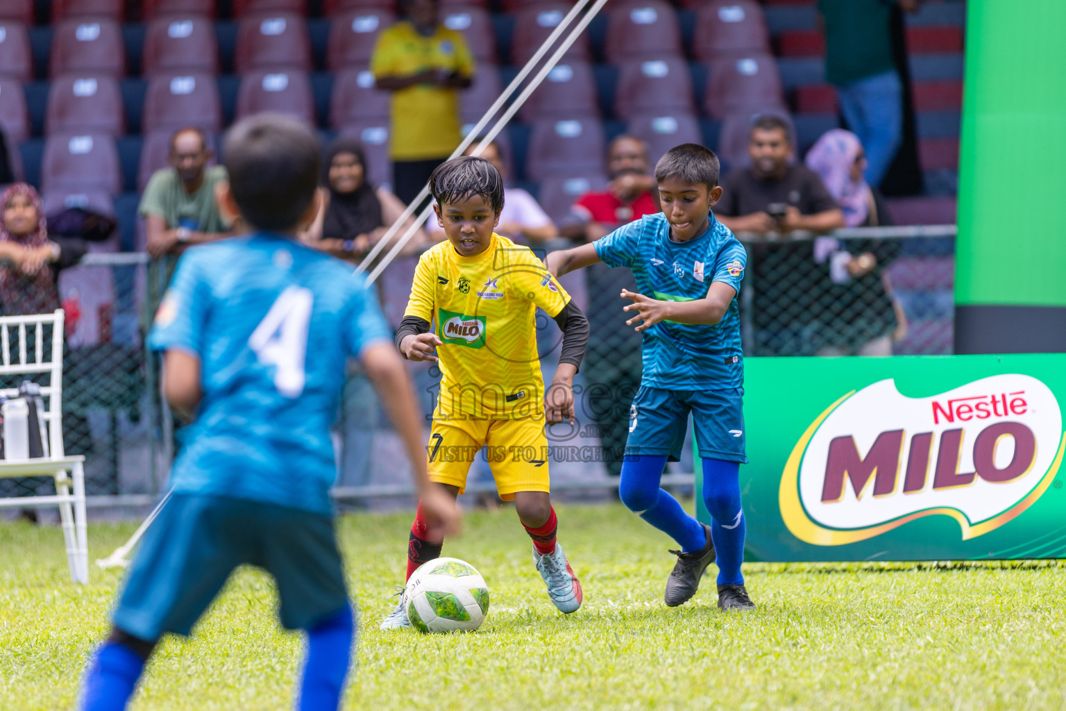 Day 2 of MILO Kids Football Fiesta was held at National Stadium in Male', Maldives on Saturday, 24th February 2024.