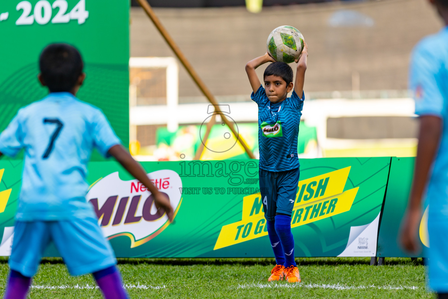 Day 2 of MILO Kids Football Fiesta was held at National Stadium in Male', Maldives on Saturday, 24th February 2024.