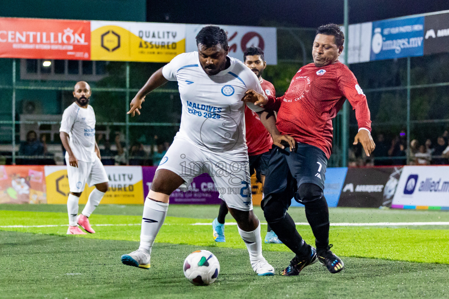 CLUB 220 vs TRADE CLUB in Club Maldives Classic 2024 held in Rehendi Futsal Ground, Hulhumale', Maldives on Thursday, 5th September 2024. Photos: Nausham Waheed / images.mv