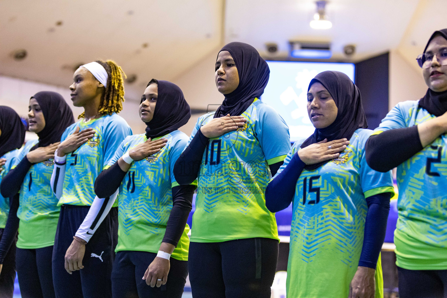 Final of Women's Division of Volleyball Association Cup 2023 held in Male', Maldives on Tuesday, 9th January 2024 at Social Center Indoor Hall Photos By: Nausham Waheed /images.mv