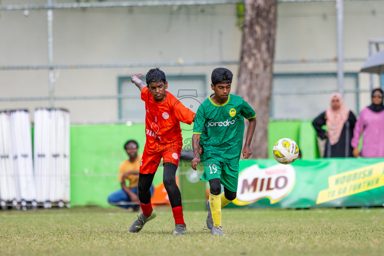 Day 4 of MILO Academy Championship 2024 (U-14) was held in Henveyru Stadium, Male', Maldives on Sunday, 3rd November 2024. Photos: Ismail Thoriq / Images.mv