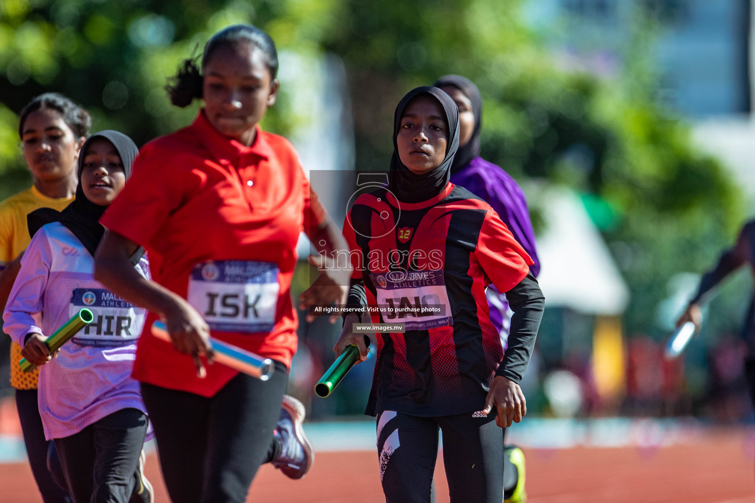 Day 5 of Inter-School Athletics Championship held in Male', Maldives on 27th May 2022. Photos by: Nausham Waheed / images.mv