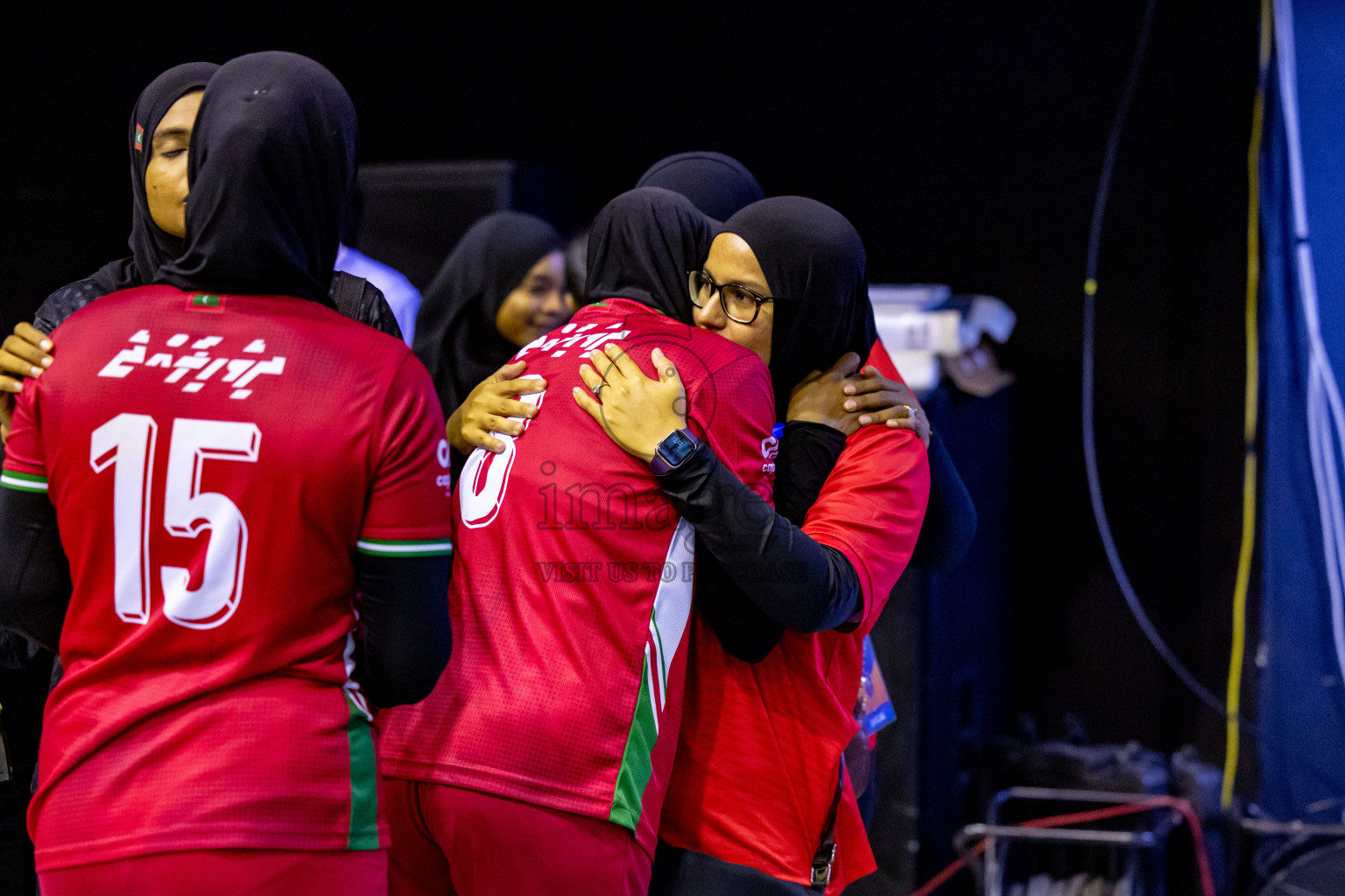 Final of CAVA Woman's Volleyball Challenge Cup 2024 was held in Social Center, Male', Maldives on Wednesday, 11th September 2024. Photos: Nausham Waheed / images.mv