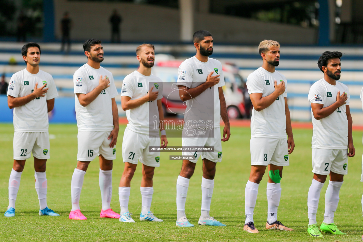 Nepal vs Pakistan in SAFF Championship 2023 held in Sree Kanteerava Stadium, Bengaluru, India, on Tuesday, 27th June 2023. Photos: Nausham Waheed, Hassan Simah / images.mv