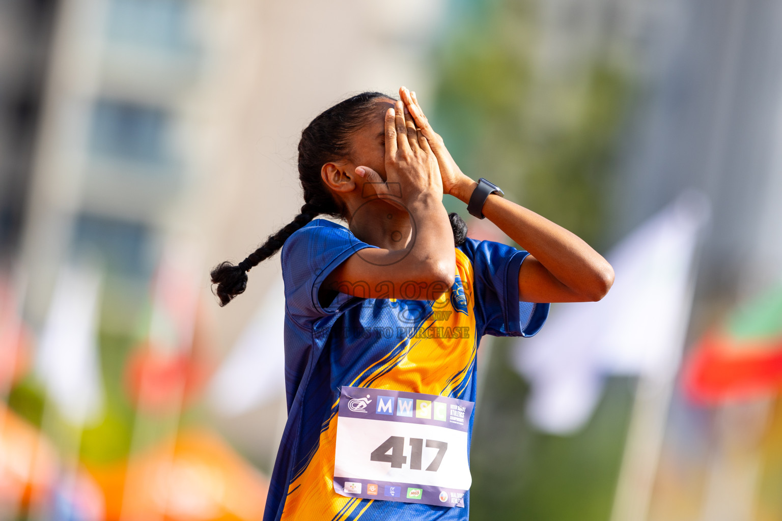 Day 2 of MWSC Interschool Athletics Championships 2024 held in Hulhumale Running Track, Hulhumale, Maldives on Sunday, 10th November 2024.
Photos by: Ismail Thoriq / Images.mv