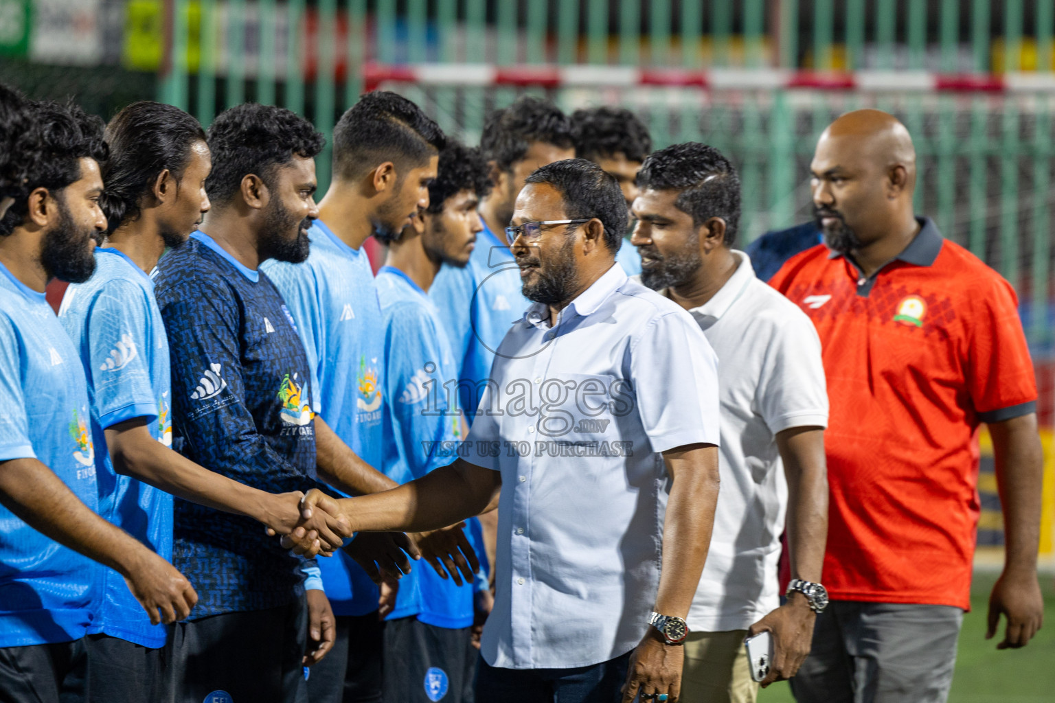 GDh. Fiyoaree VS GDh. Vaadhoo in Day 7 of Golden Futsal Challenge 2025 was held on Saturday, 11th January 2025, in Hulhumale', Maldives Photos: Hassan Simah / images.mv
