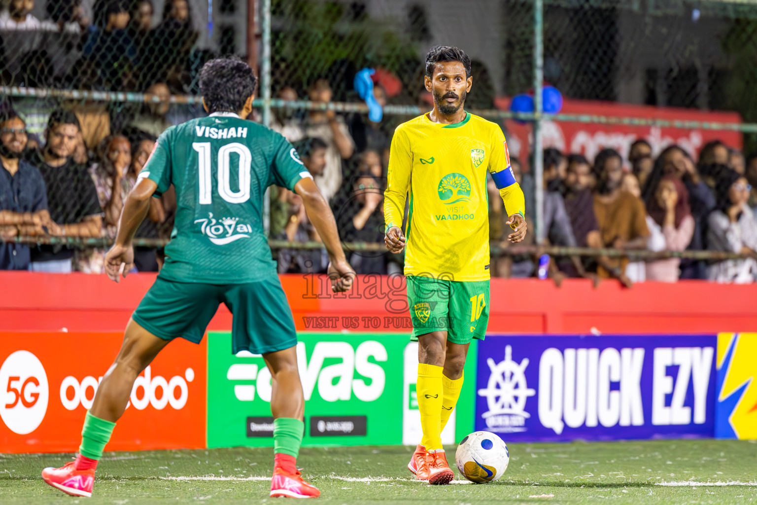 Dhandimagu vs GDh Vaadhoo in Zone Round on Day 28 of Golden Futsal Challenge 2025 was held on Saturday , 1st February 2025, in Hulhumale', Maldives. Photos: Ismail Thoriq / images.mv