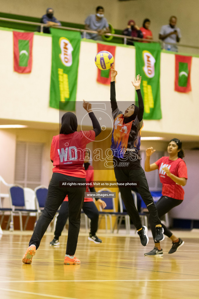 Milo National Netball Tournament 1st December 2021 at Social Center Indoor Court, Male, Maldives. Photos: Maanish/ Images Mv