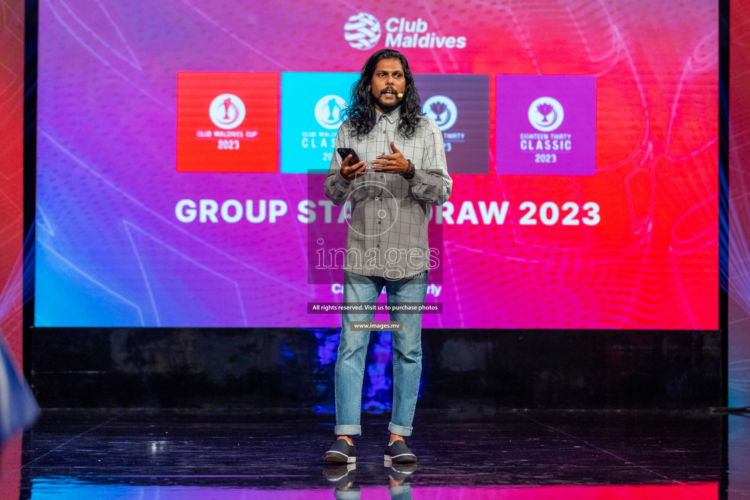 Draw ceremony of Club Maldives 2023 was held on Thursday, 6th July 2023 at PSM Studio in Male', Maldives.  Photos: Ismail Thoriq / images.mv