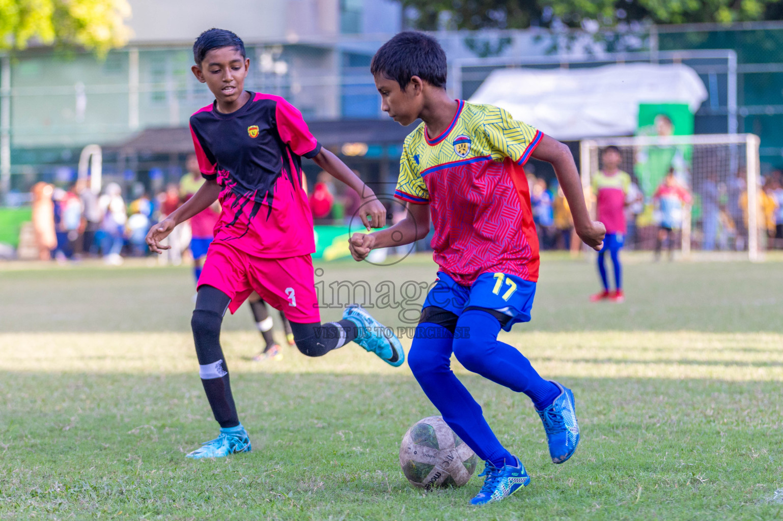 Day 2  of MILO Academy Championship 2024 - U12 was held at Henveiru Grounds in Male', Maldives on Thursday, 5th July 2024. Photos: Shuu Abdul Sattar / images.mv