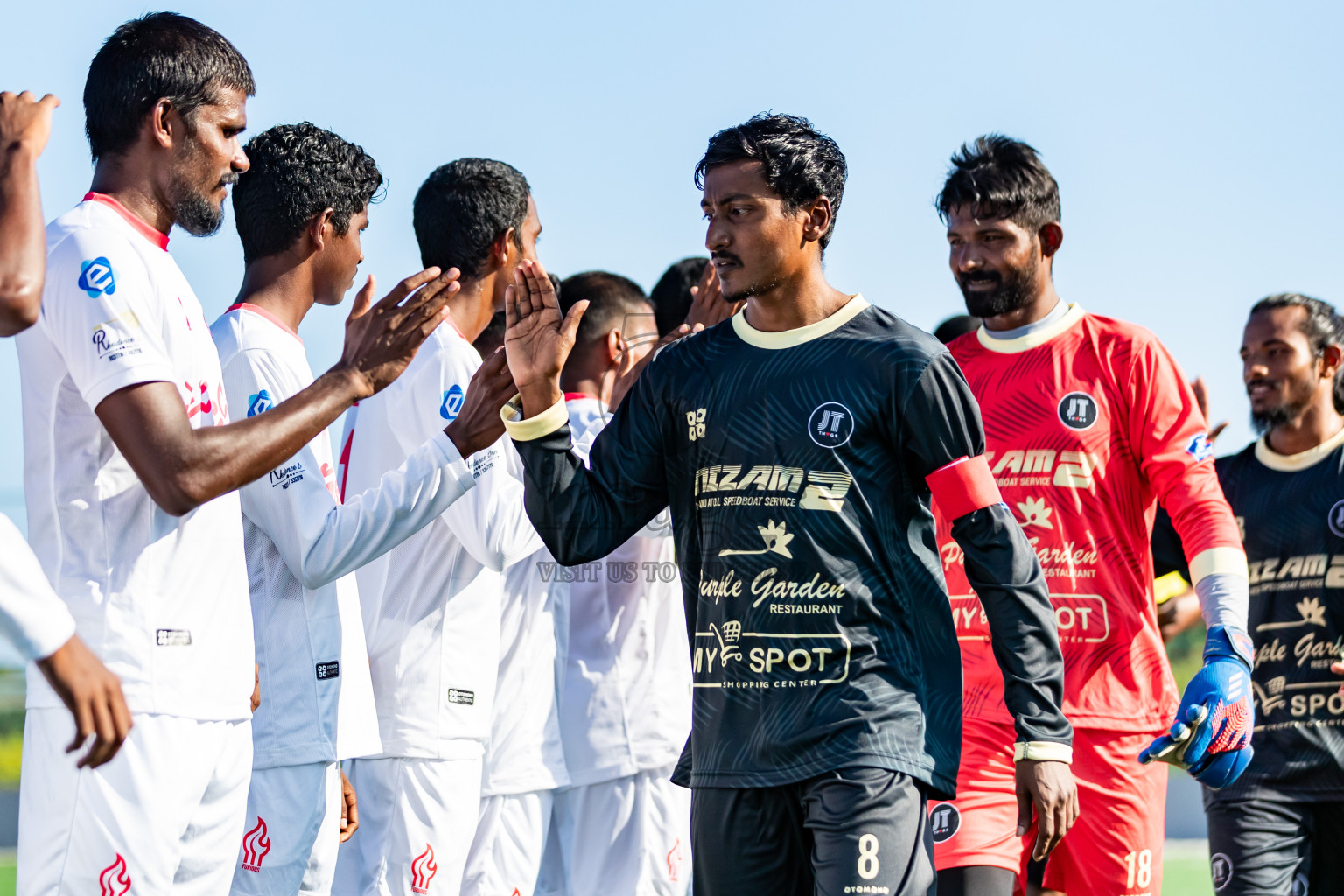 Furious FC vs JT Sports from Manadhoo Council Cup 2024 in N Manadhoo Maldives on Saturday, 24th February 2023. Photos: Nausham Waheed / images.mv